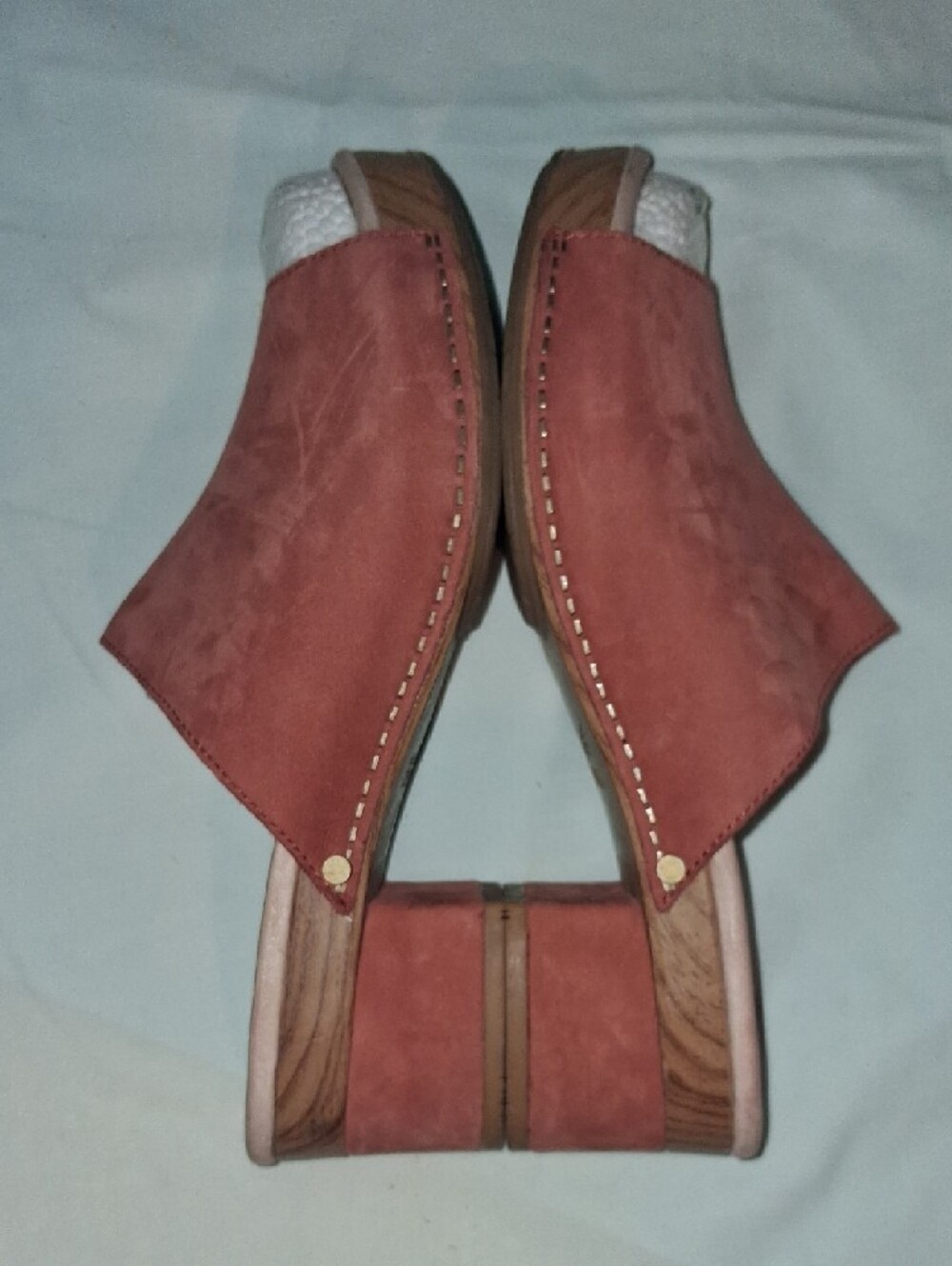 Dansko Women's Open-Toe Suede Mule in Rust - Picture 5 of 6